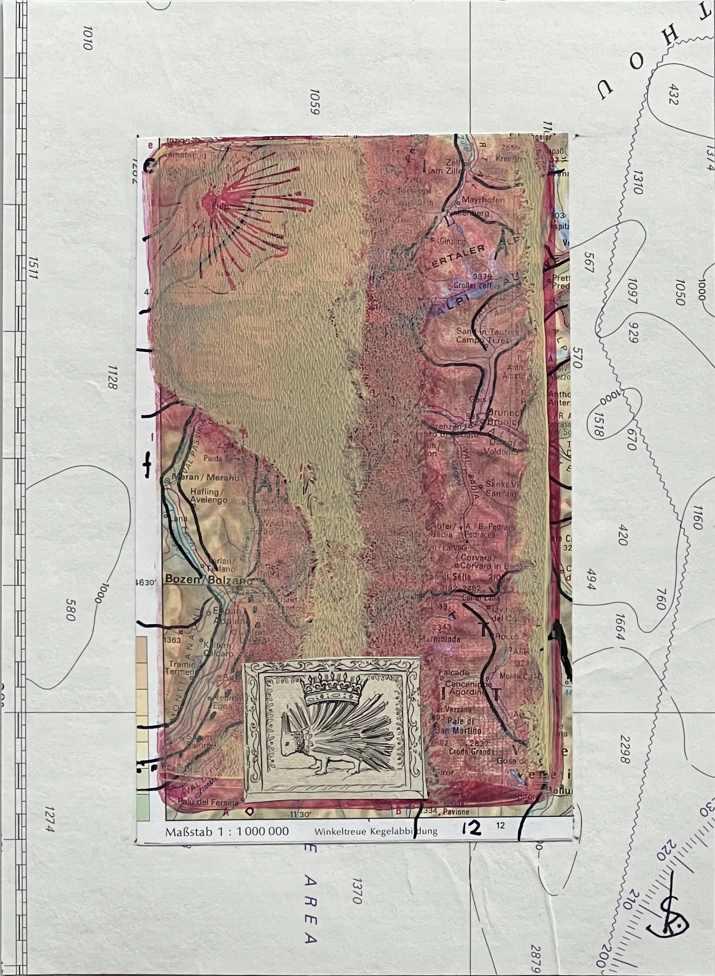 Winkeltreue Kegelabbildung