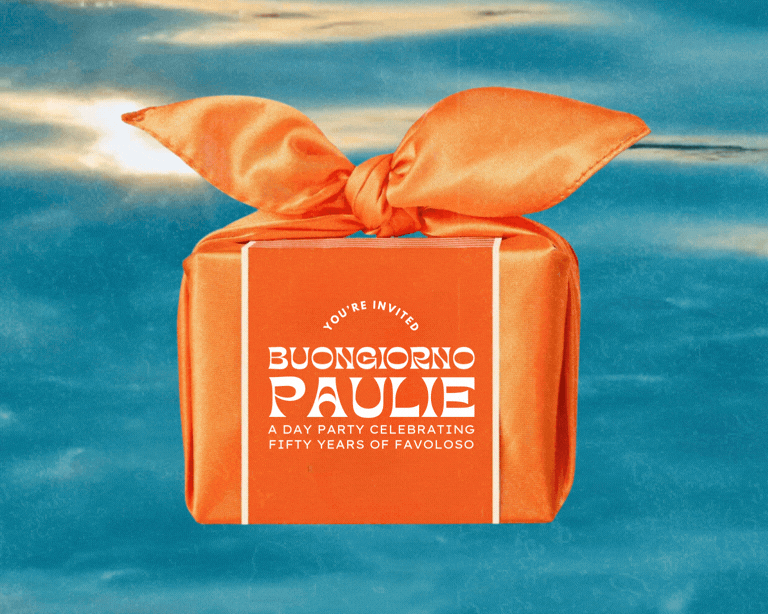 Boungiorno Paulie Orange Invite.gif