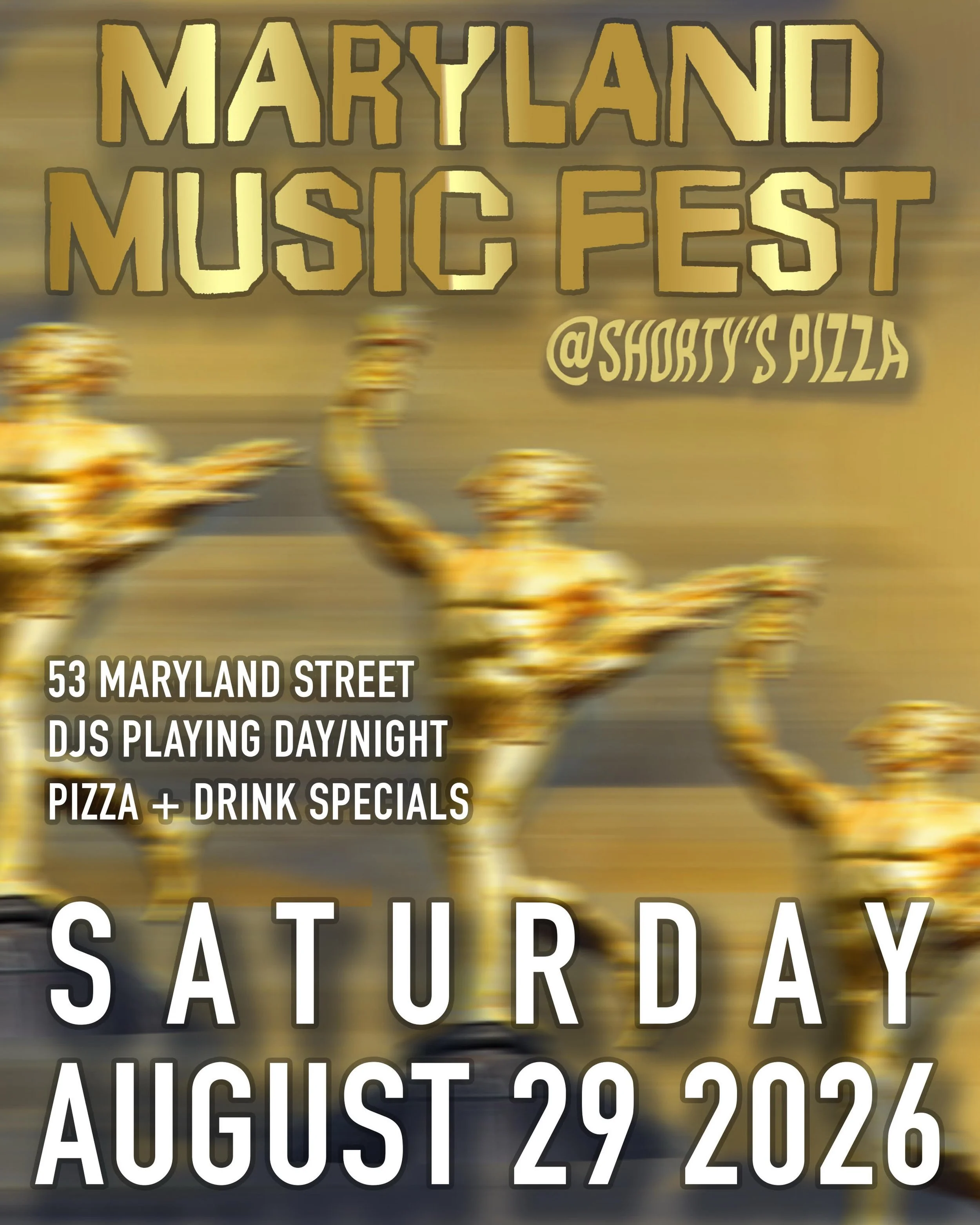 This Saturday at Shorty&rsquo;s Maryland 🕺🍺🍕