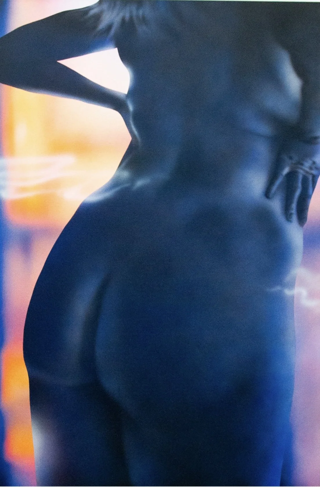 Acrylic Airbrush on wood panel  24×36in 