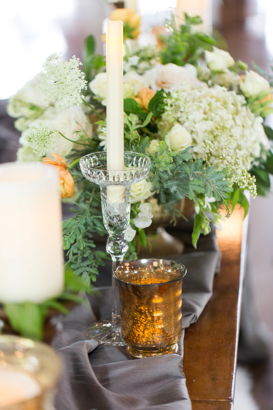 Greenery Table Setting Chicago Wedding Meghan McCarthy Photography