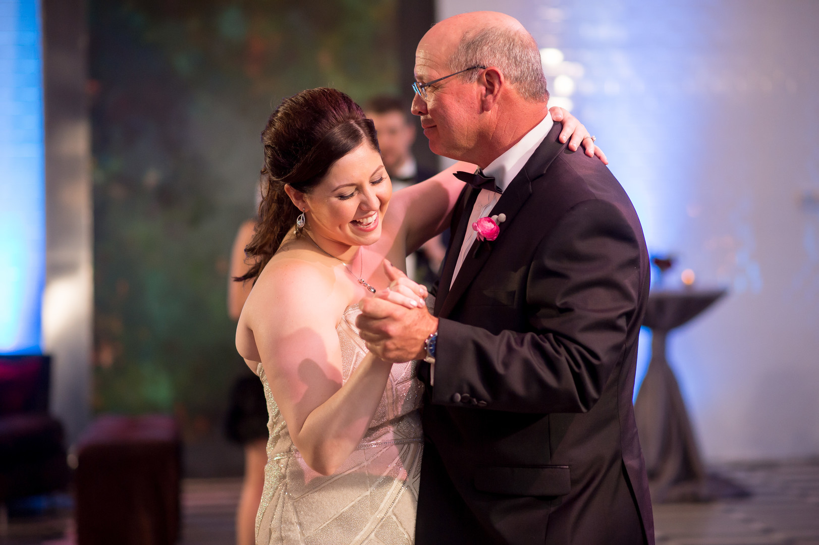 Bride and Father Dance Chicago Wedding Julia Franzosa Photography