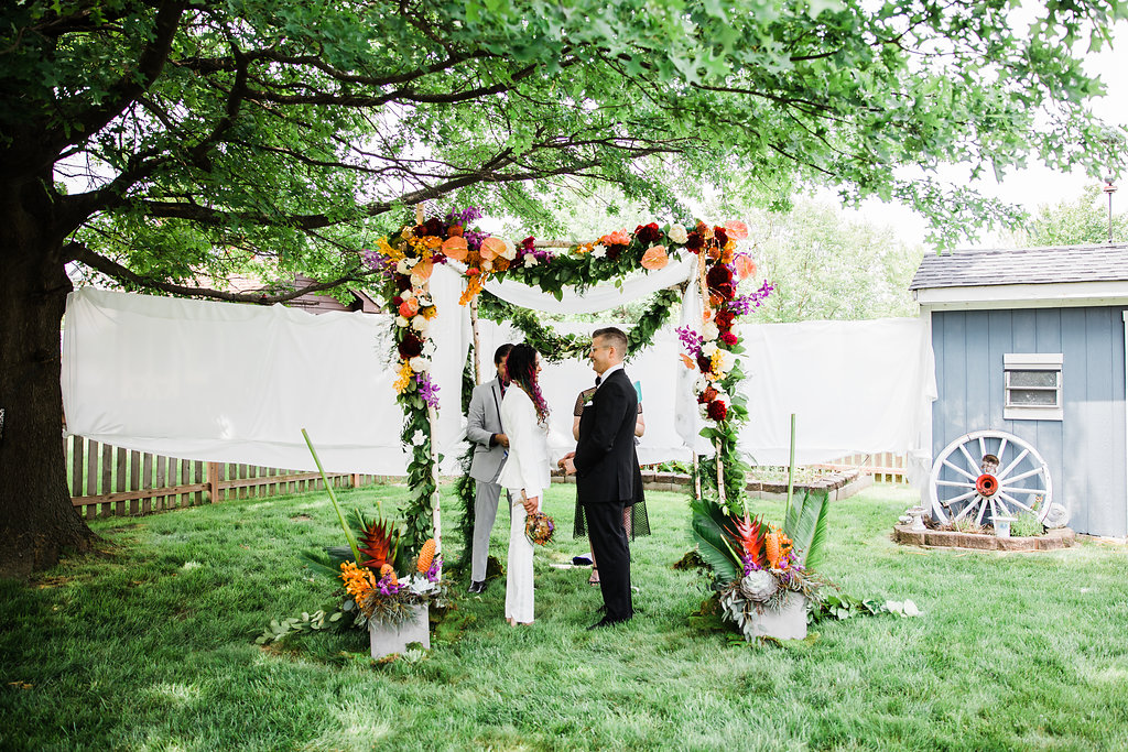 Sheena Bradley Fashion Forward Backyard Wedding Chi Thee Wed