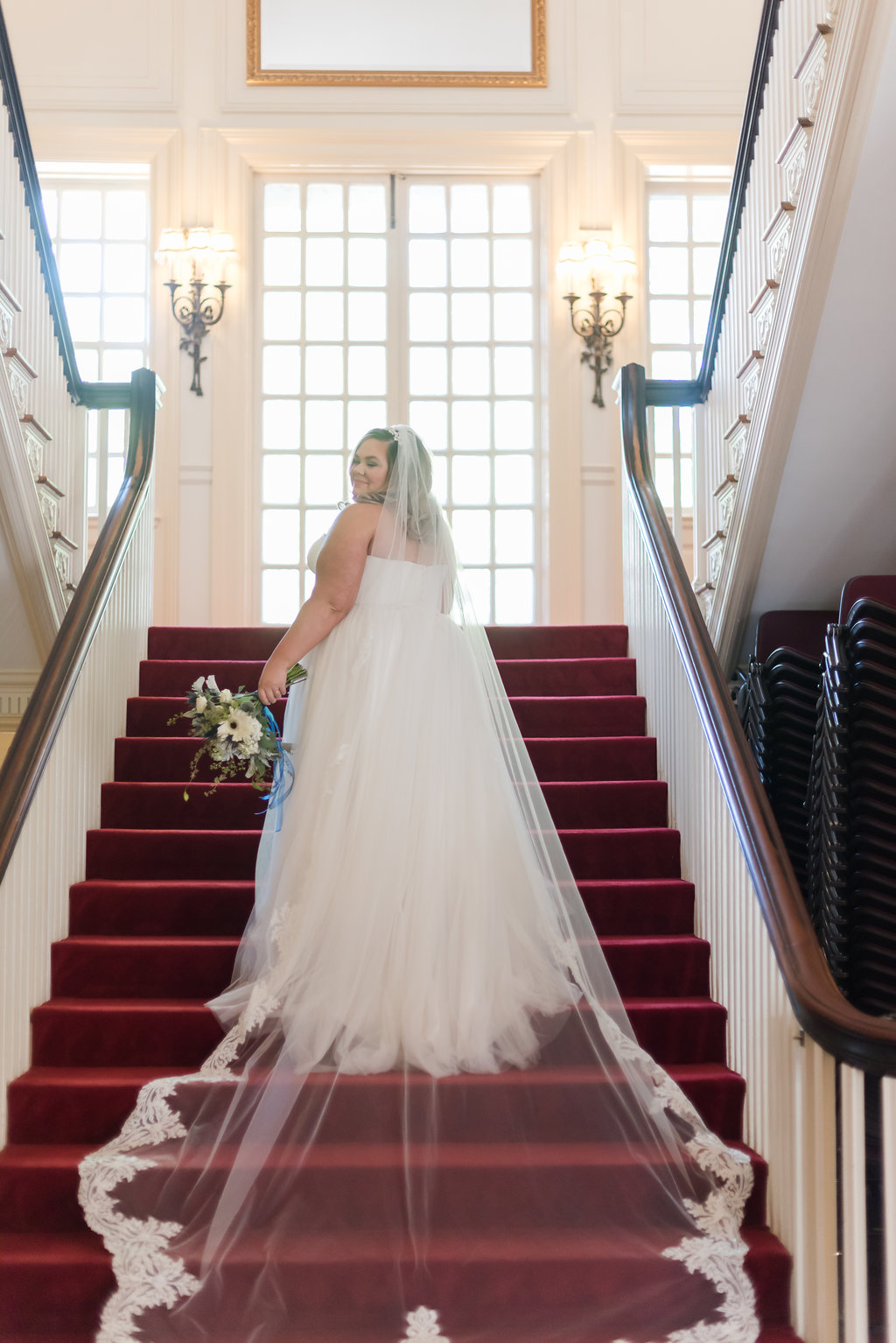 Cathedral Length Wedding Gown Chicago Wedding Rakoteet Photography