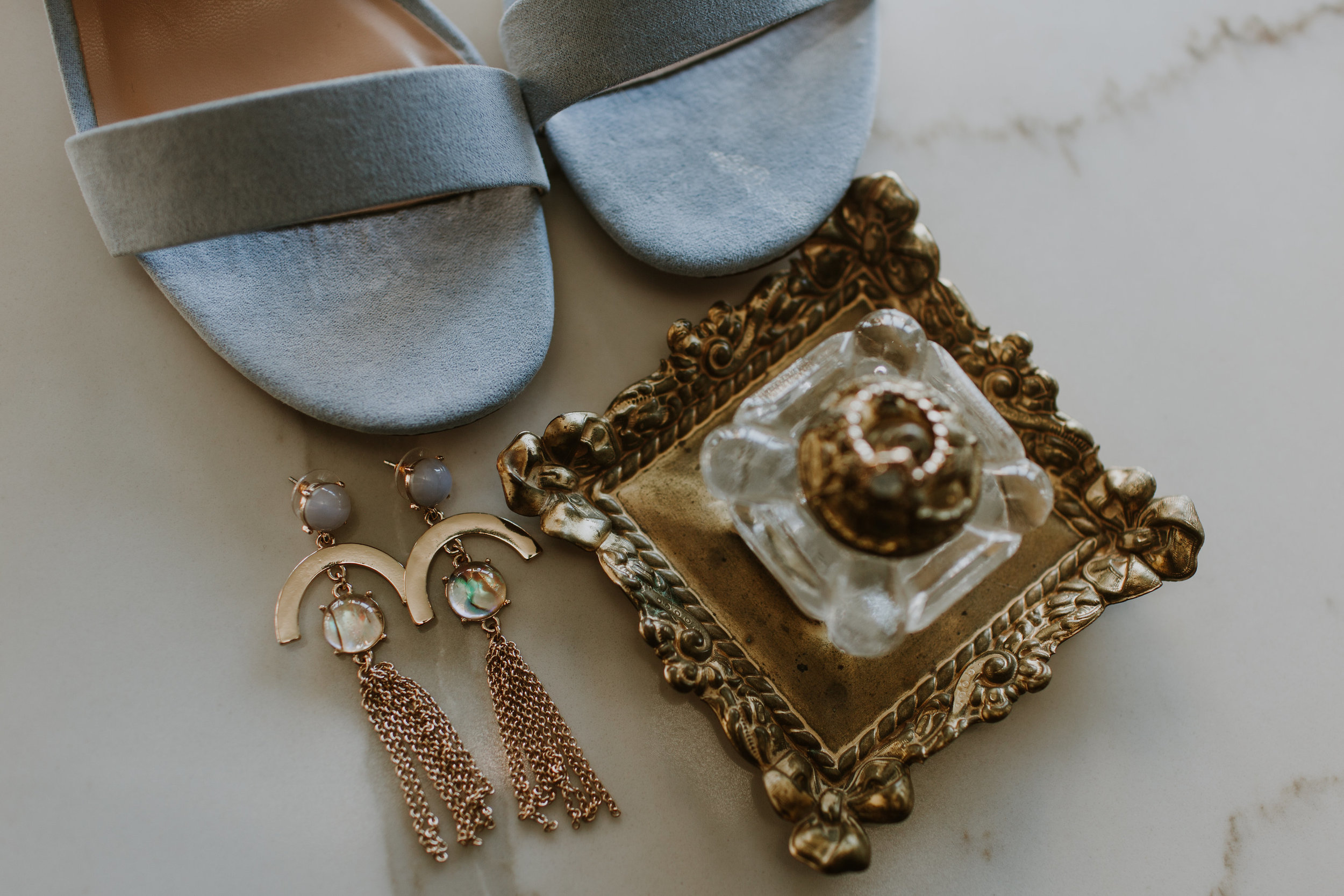 Vintage Bridal Accessories Chicago Wedding Gabrielle Daylor Photography