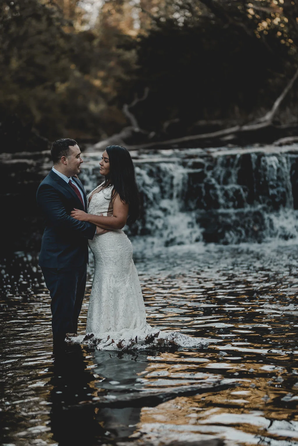 Tony &amp; Ana's Waterfall Glen Elopement 