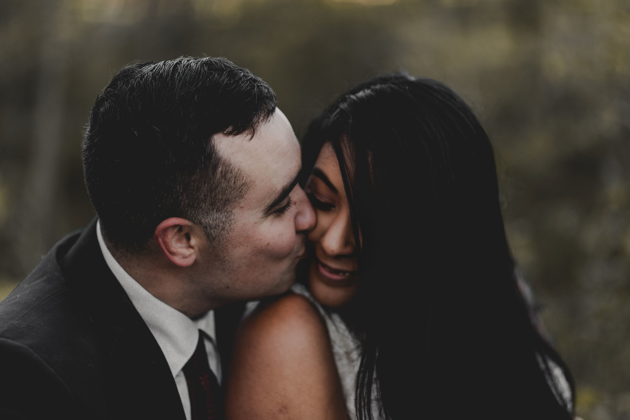 Bride and Groom Portrait Chicago Elopement Jenn Marie Photography