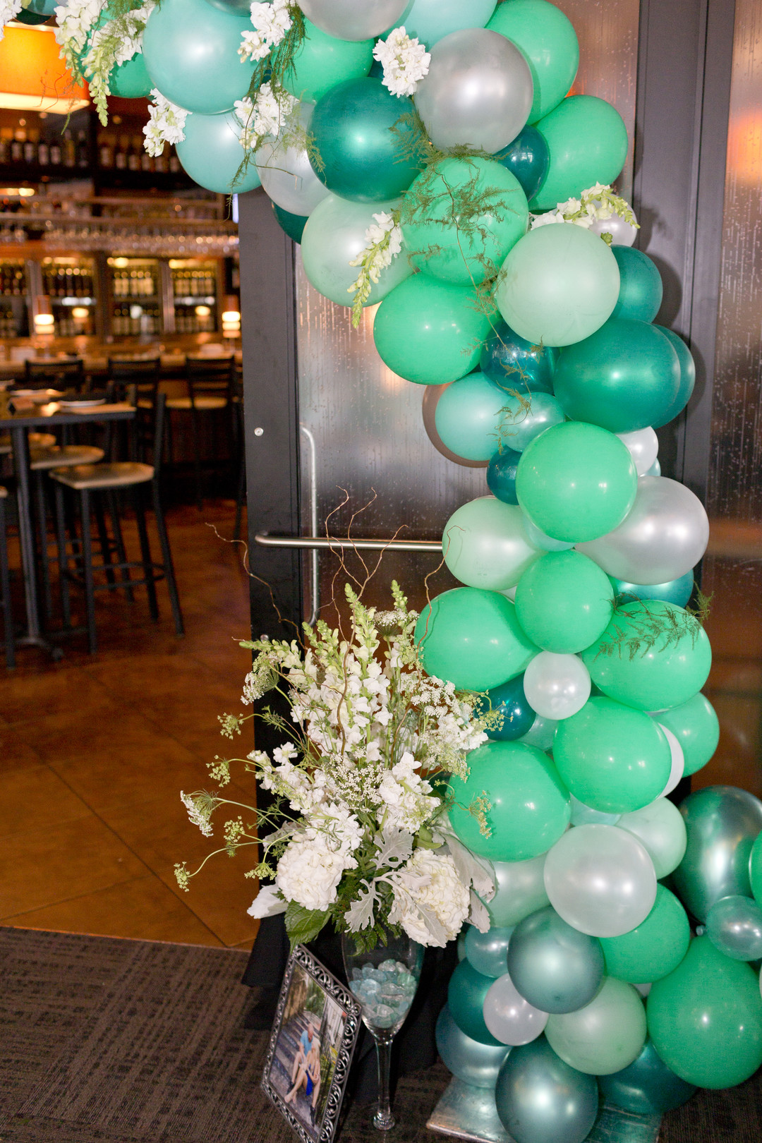 Balloon Arch Mint Green Bridal Shower Degrees North Images