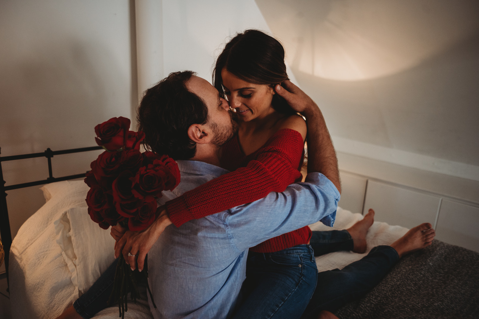 Brittany & Vince's Cozy Home Engagement — CHI thee WED