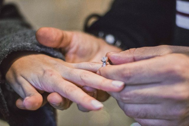 Romantic Chicago proposal planned by Heavenly Events. Find more engagement inspiration at CHItheeWED.com!