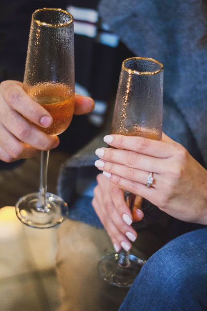 Romantic Chicago proposal planned by Heavenly Events. Find more engagement inspiration at CHItheeWED.com!