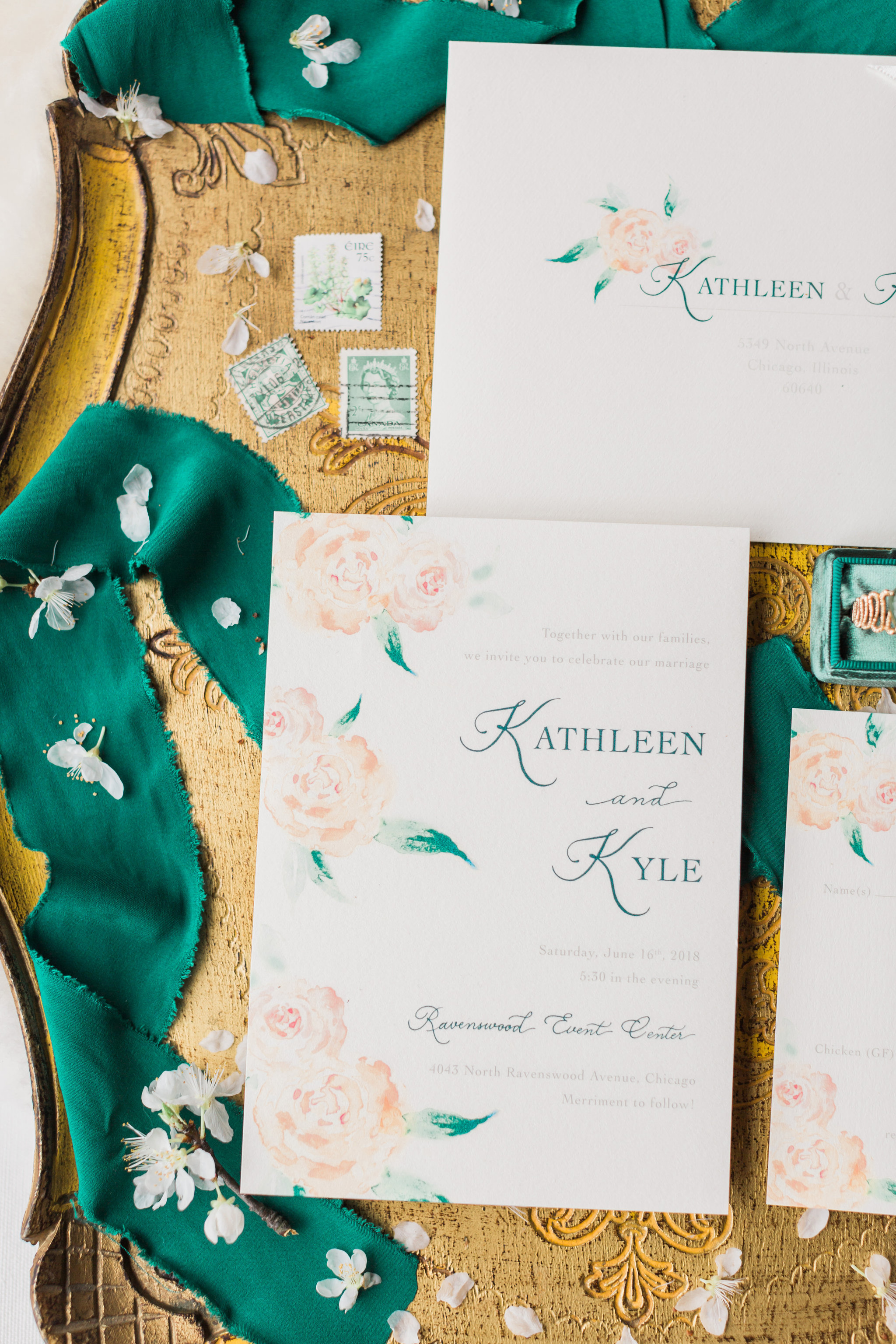 St. Patrick’s Day inspired styled shoot at the Bridgeport Art Center, Chicago - planned by Once Upon a Wedding and captured by Tiffaney Childs. See more creative wedding ideas at CHItheeWED.com!