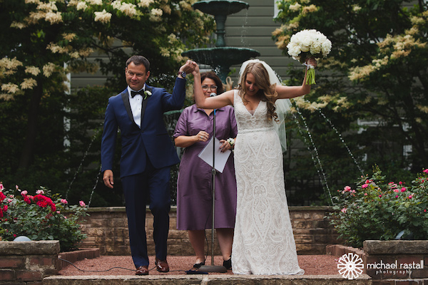 Sweet and intimate Evanston outdoor wedding captured by Michael Rastall Photography. See more wedding ideas at CHItheeWED.com!