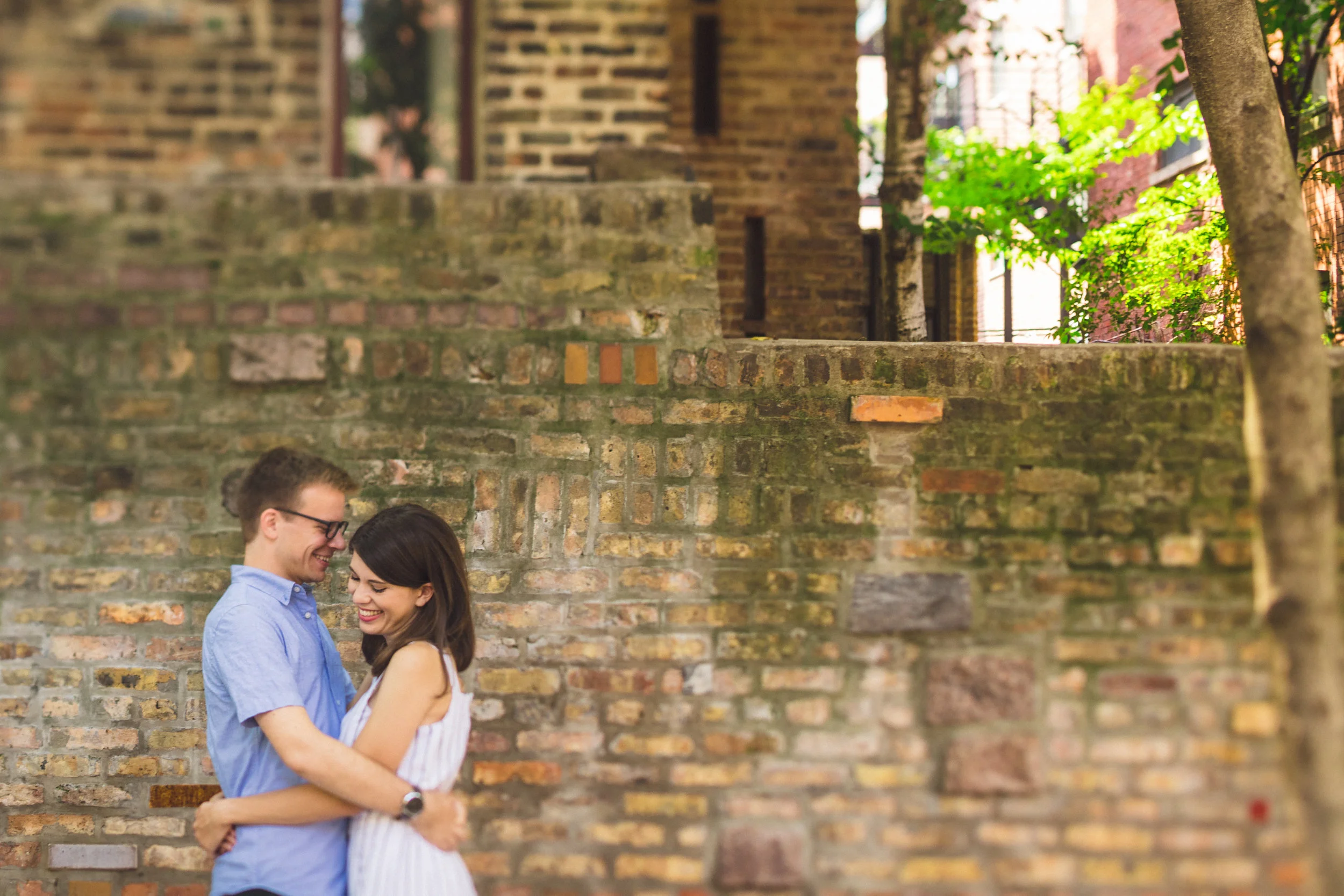 Fun and colorful Chicago engagement photo session captured by Henington Photography. See more engagement photo ideas at CHItheeWED.com!