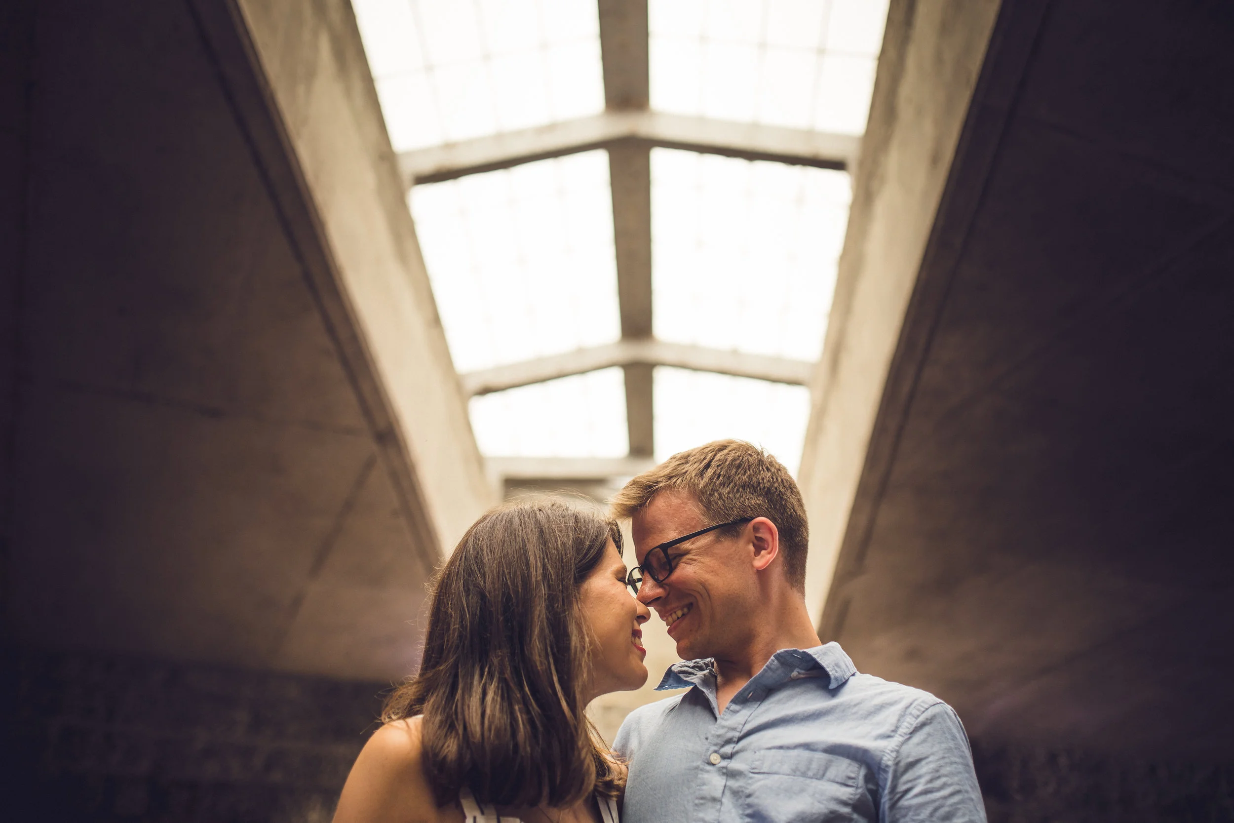 Fun and colorful Chicago engagement photo session captured by Henington Photography. See more engagement photo ideas at CHItheeWED.com!