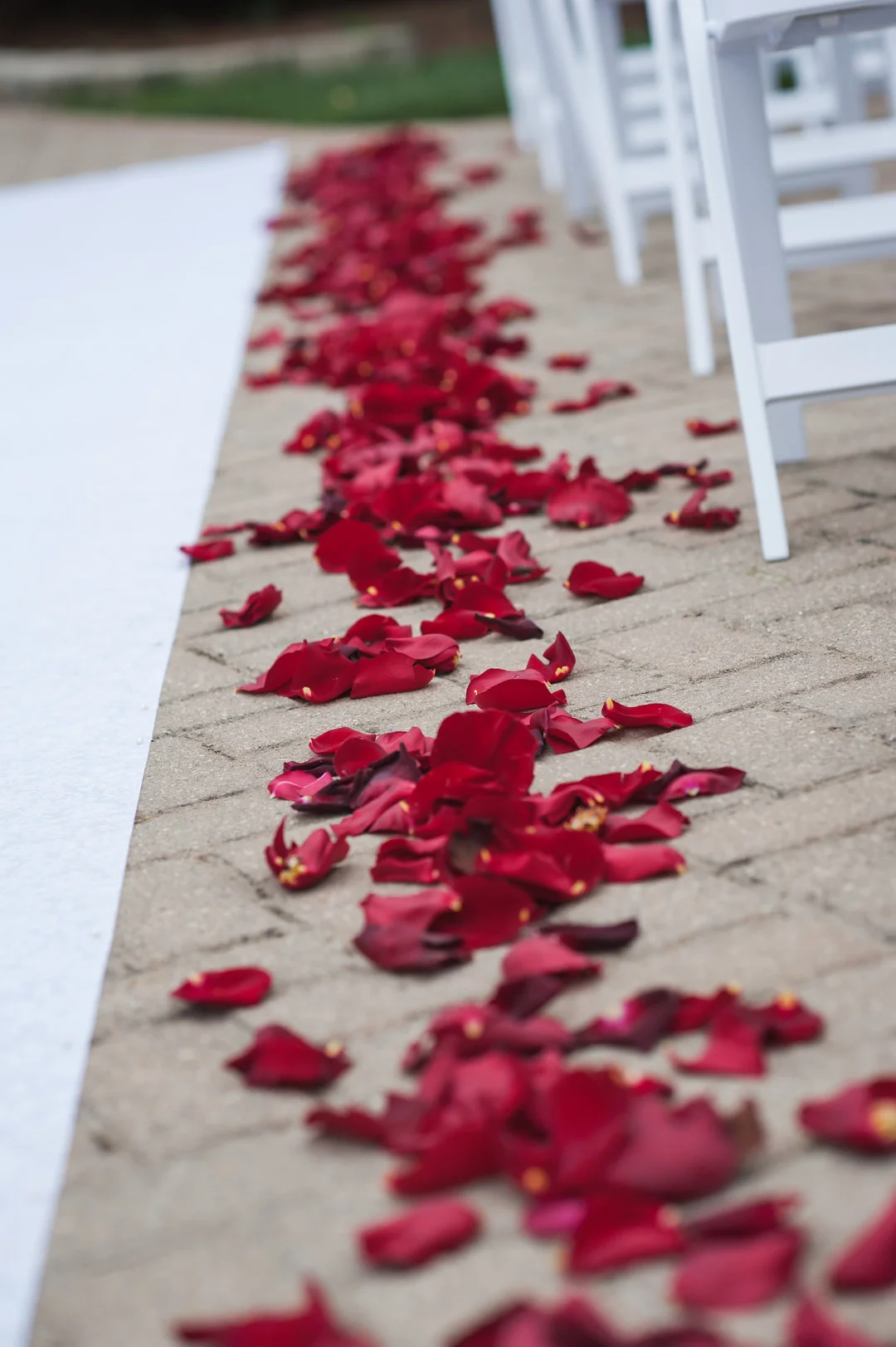 Elegant ballroom wedding with deep reds and silver accents at the White Eagle Golf Club in Naperville, IL captured by Elite Photo. Find more unique wedding ideas at CHItheeWED.com!