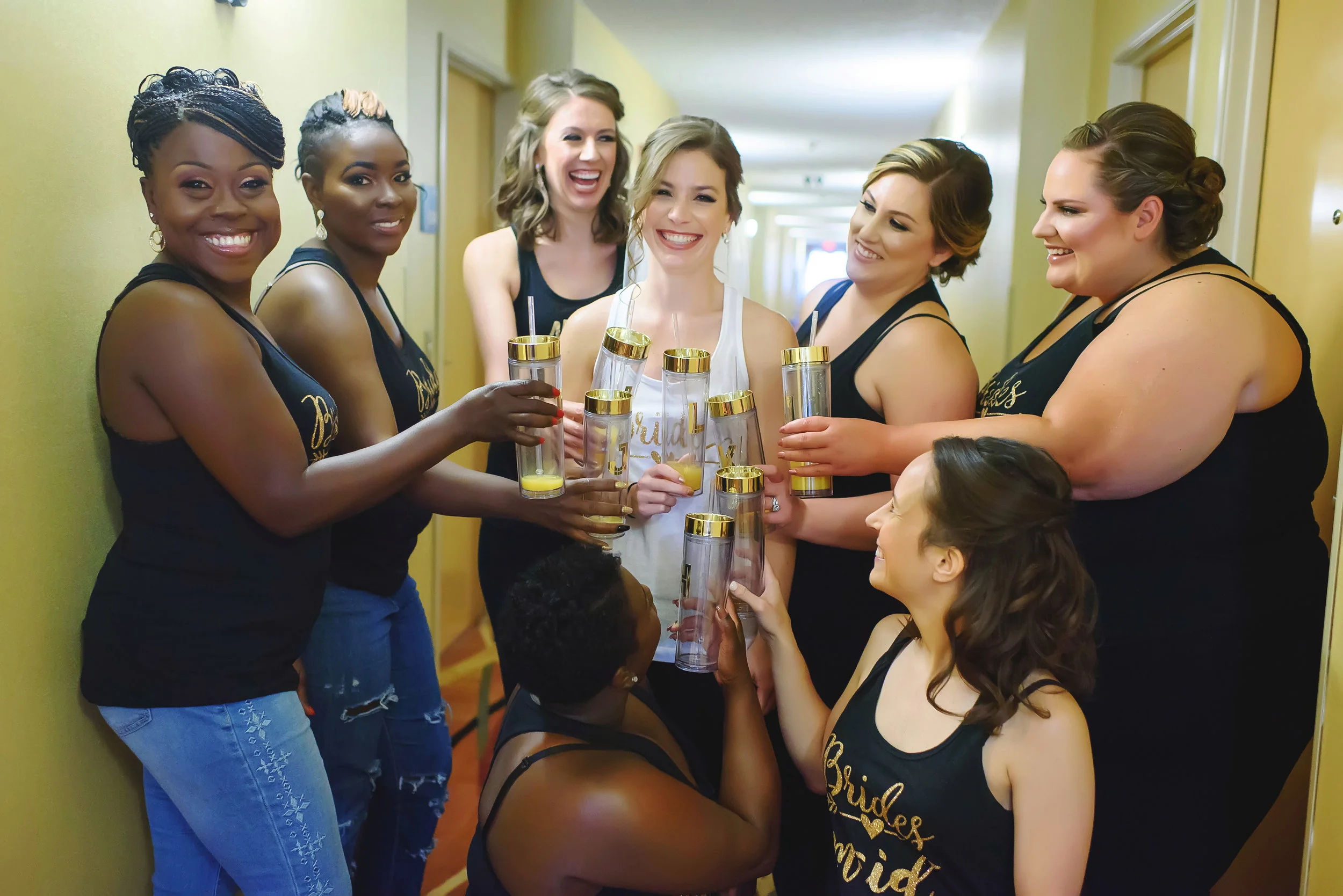 Black and gold rural Illinois wedding captured by Katelyn Turner Photography. See more wedding inspiration and decor ideas at CHItheeWED.com!