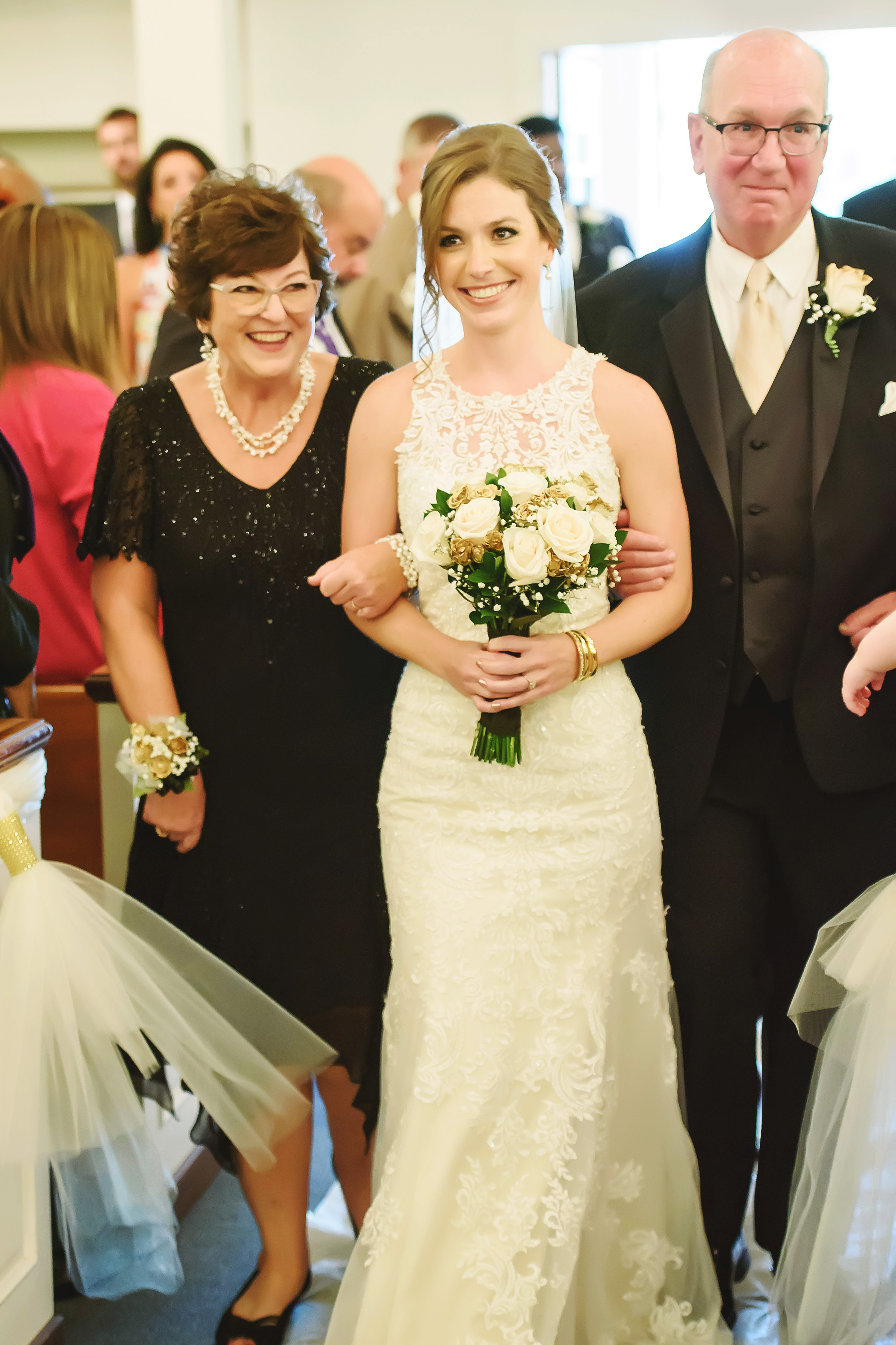 Black and gold rural Illinois wedding captured by Katelyn Turner Photography. See more wedding inspiration and decor ideas at CHItheeWED.com!