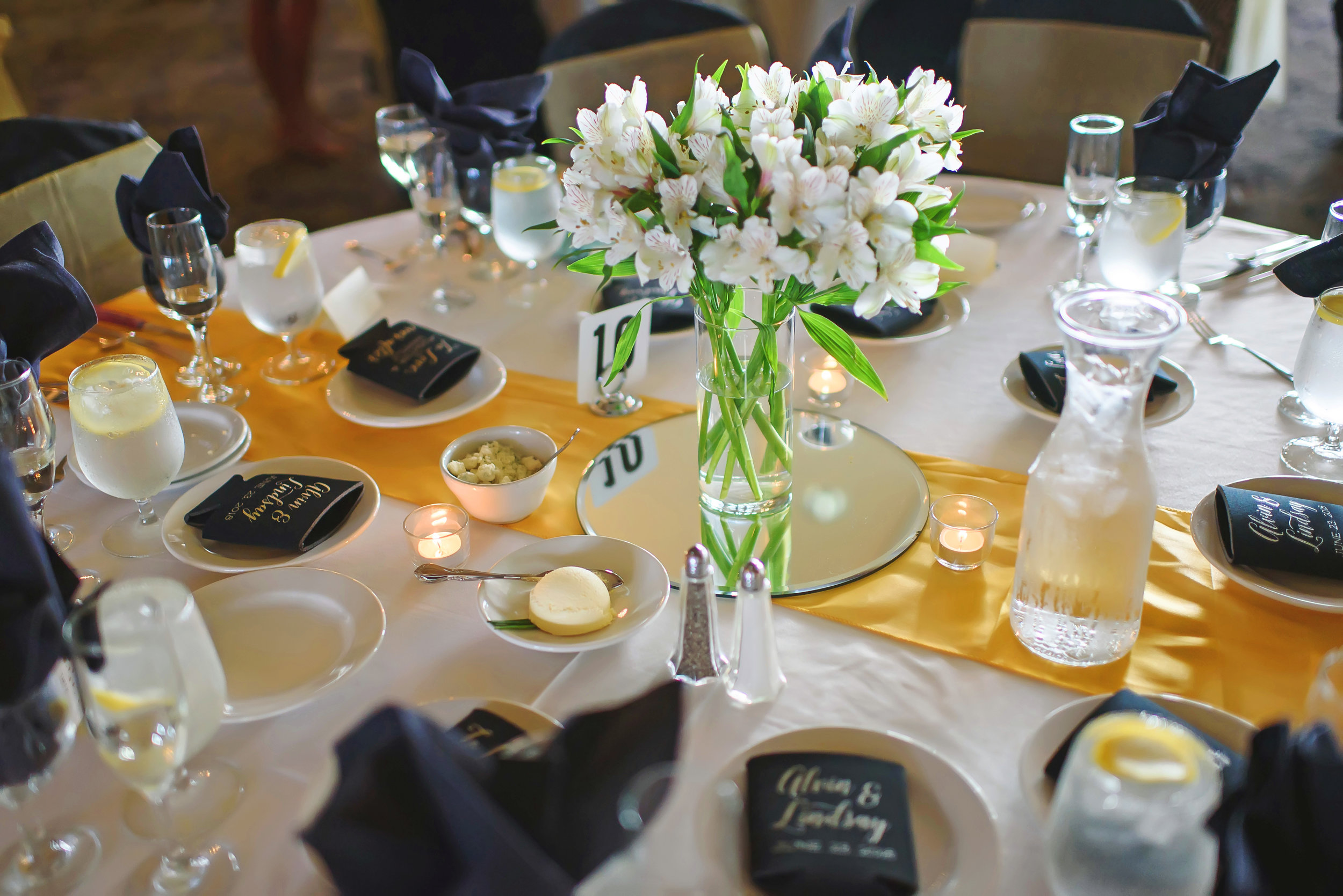 Black and gold rural Illinois wedding captured by Katelyn Turner Photography. See more wedding inspiration and decor ideas at CHItheeWED.com!