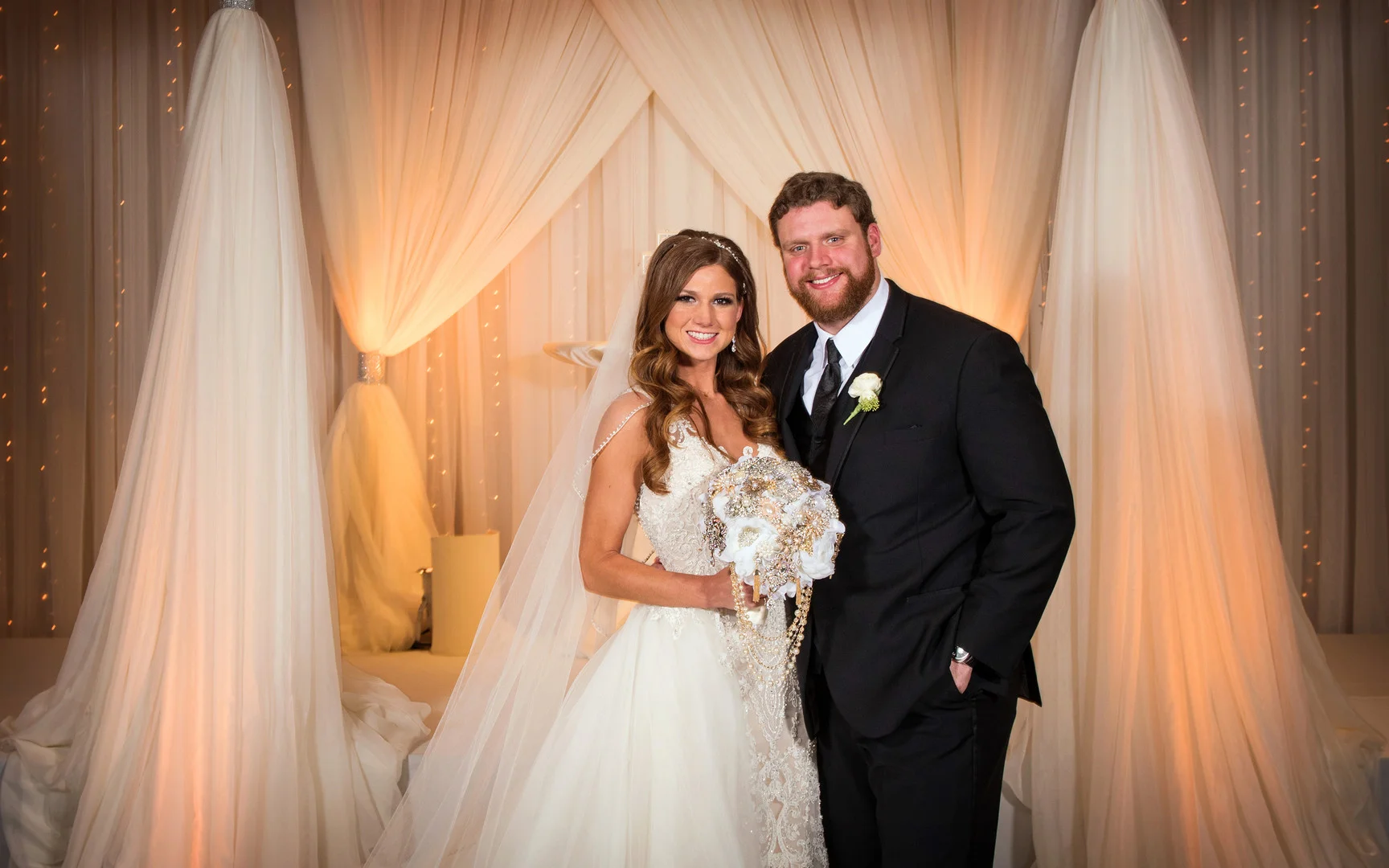 Luxurious winter wedding at Hotel Arista in Naperville, IL captured by Jason Kaczorowski Photography. See more winter wedding ideas at CHItheeWED.com!