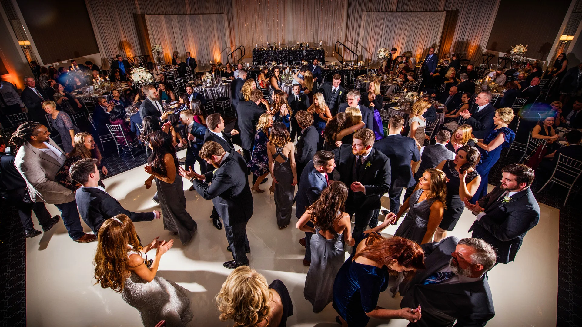 Luxurious winter wedding at Hotel Arista in Naperville, IL captured by Jason Kaczorowski Photography. See more winter wedding ideas at CHItheeWED.com!