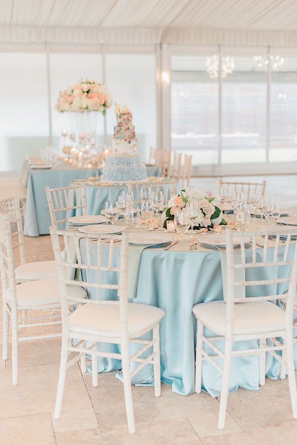Springtime Elegance wedding styled shoot with pastel wedding colors at the Galleria Marchetti. See more spring wedding ideas at CHItheeWED.com!