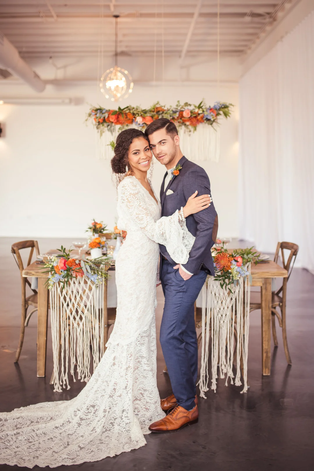 Creative and colorful Chicago wedding styled shoot captured by Inspired Eye Photography. See more colorful wedding ideas at CHItheeWED.com!