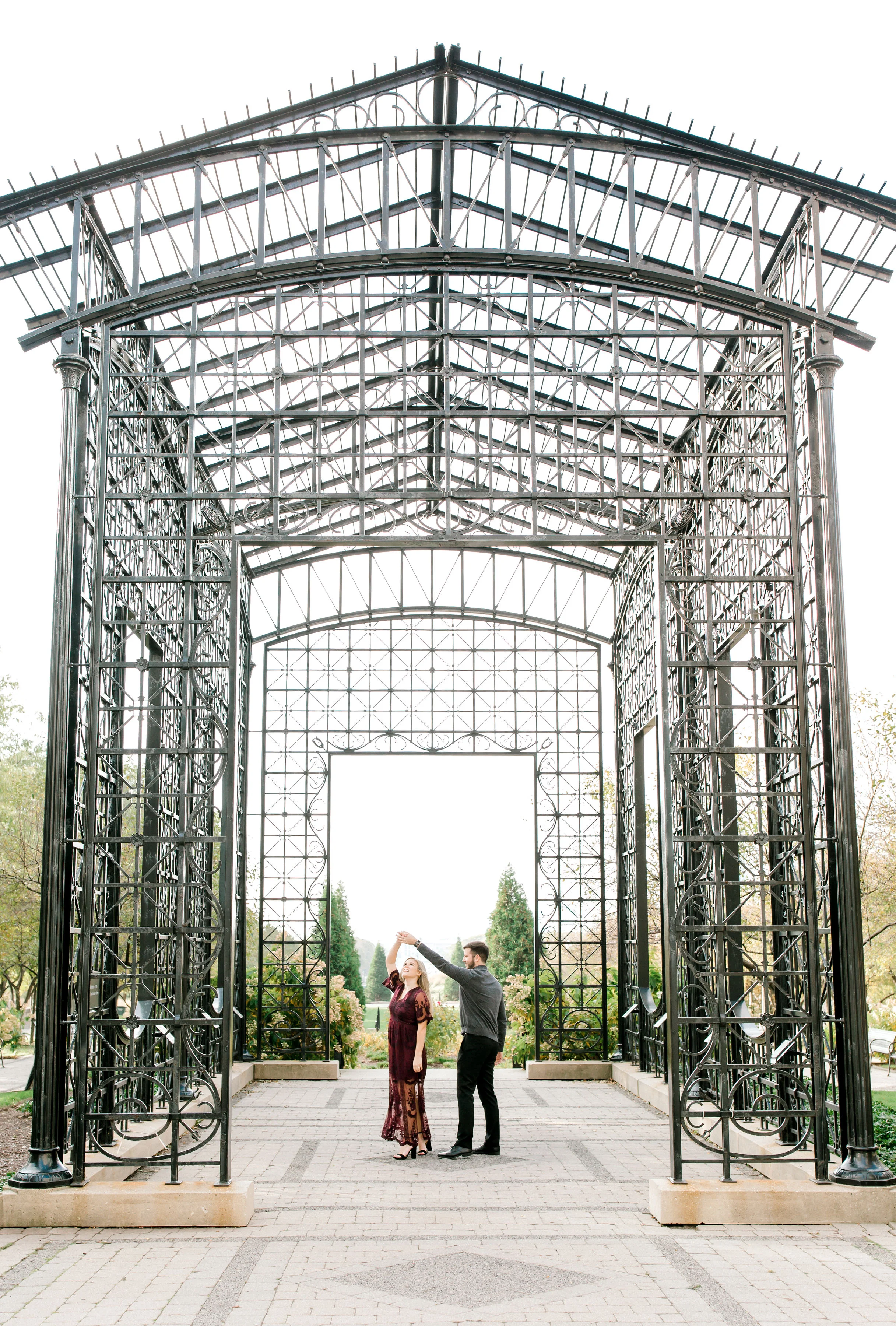 Chicago City Scape Engagement Session captured by Kenzie Leigh Photography. See more engagement photo ideas at CHItheeWED.com!