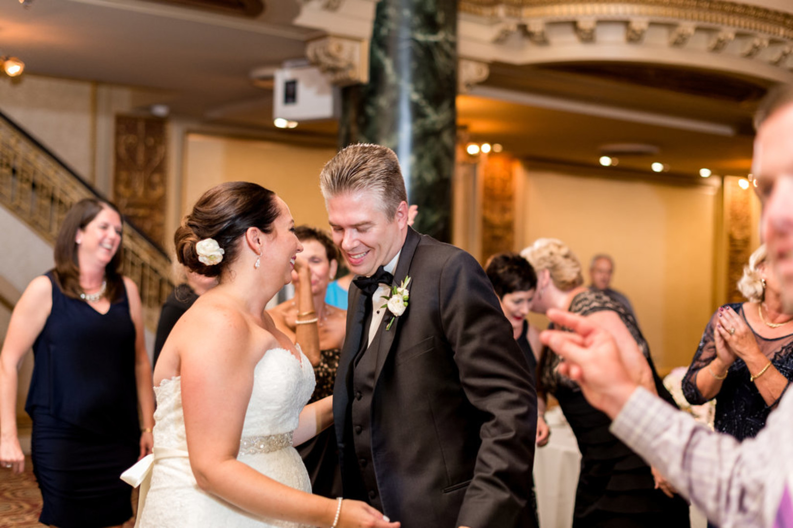 Classic and timeless Chicago ballroom wedding captured by Julia Franzosa Photography. See more classic wedding ideas at CHItheeWED.com!