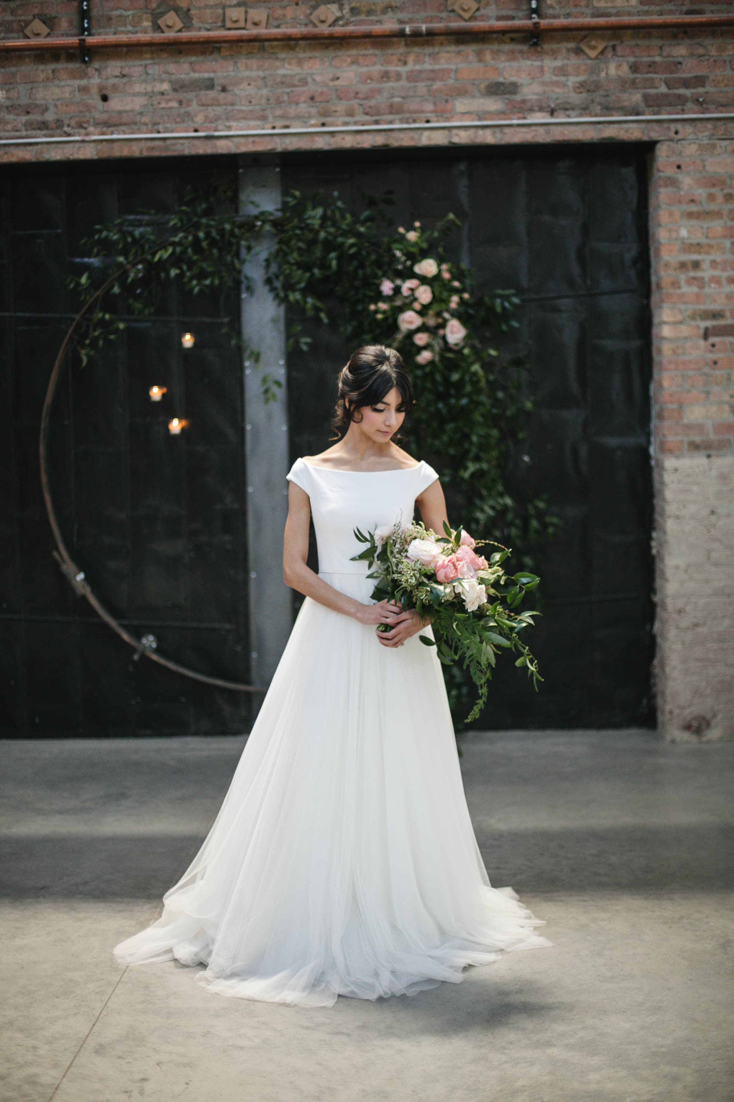 Romantic wedding styled shoot at Chicago’s newest wedding venue, Fairlie, captured by Michelle Cox Photography. See more wedding ideas at CHItheeWED.com!