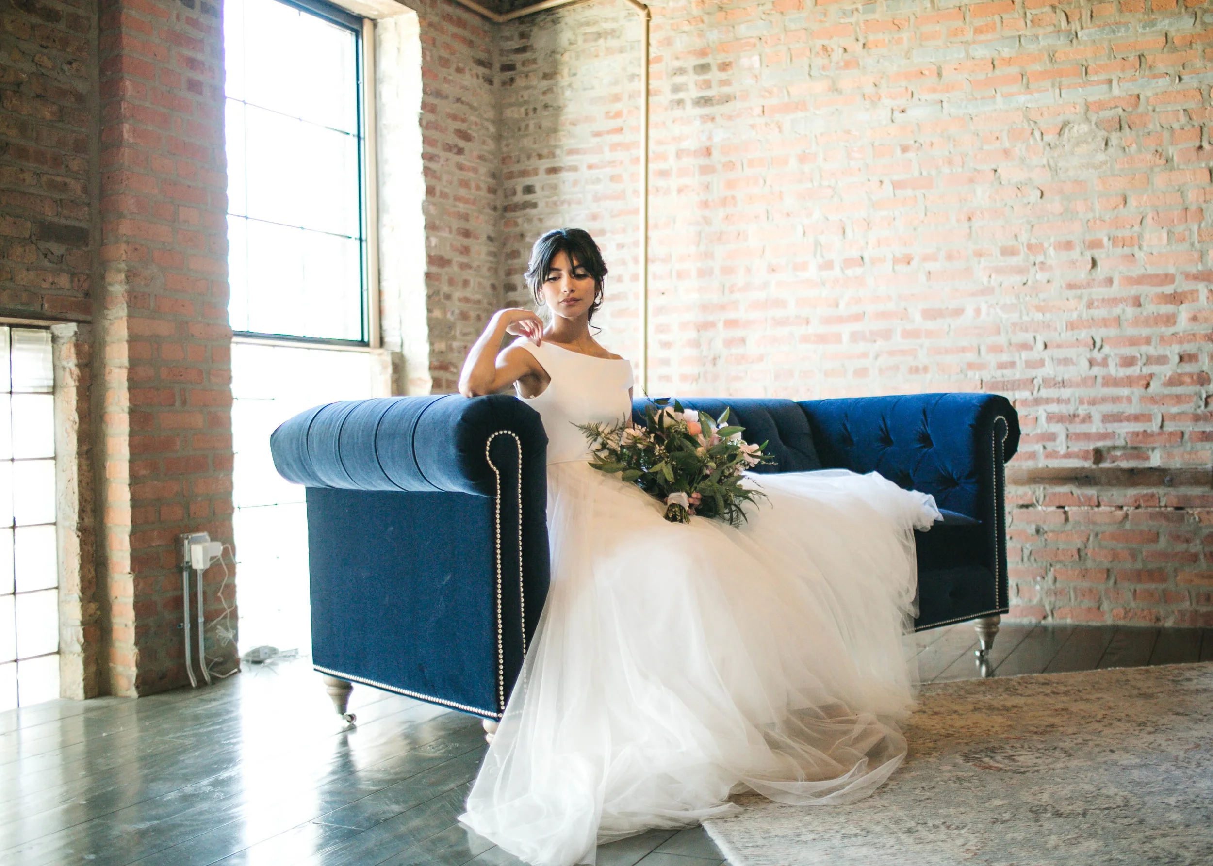 Romantic wedding styled shoot at Chicago’s newest wedding venue, Fairlie, captured by Michelle Cox Photography. See more wedding ideas at CHItheeWED.com!