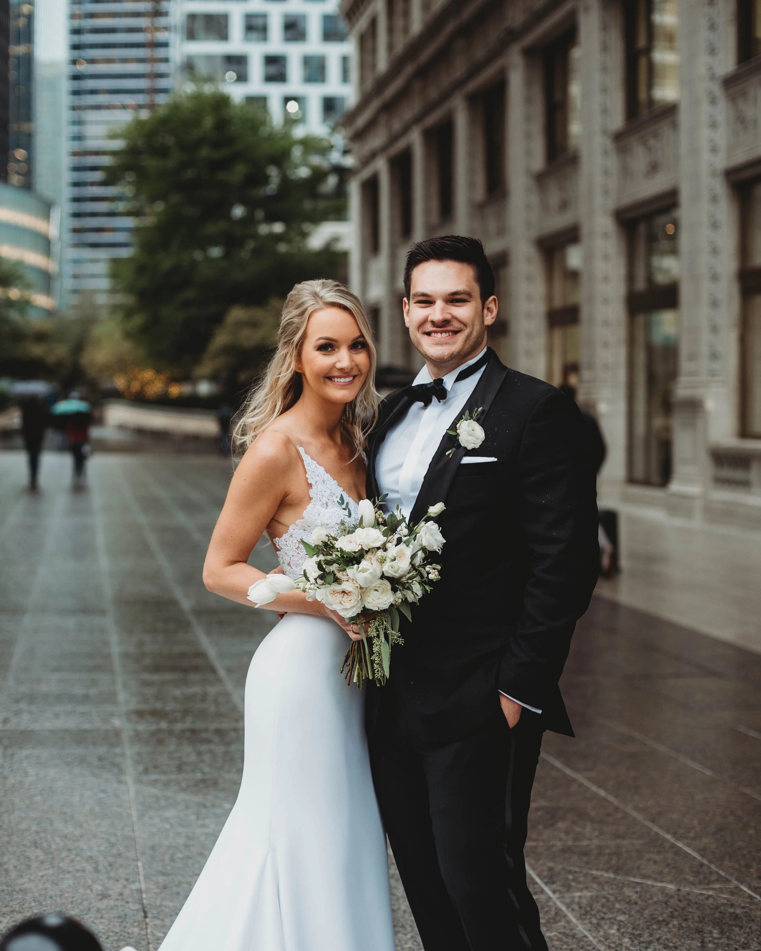 Elegant Chicago garden wedding at The Joinery captured by Girl with the Tattoos Fine Art Photographer. See more elegant wedding ideas at CHItheeWED.com!