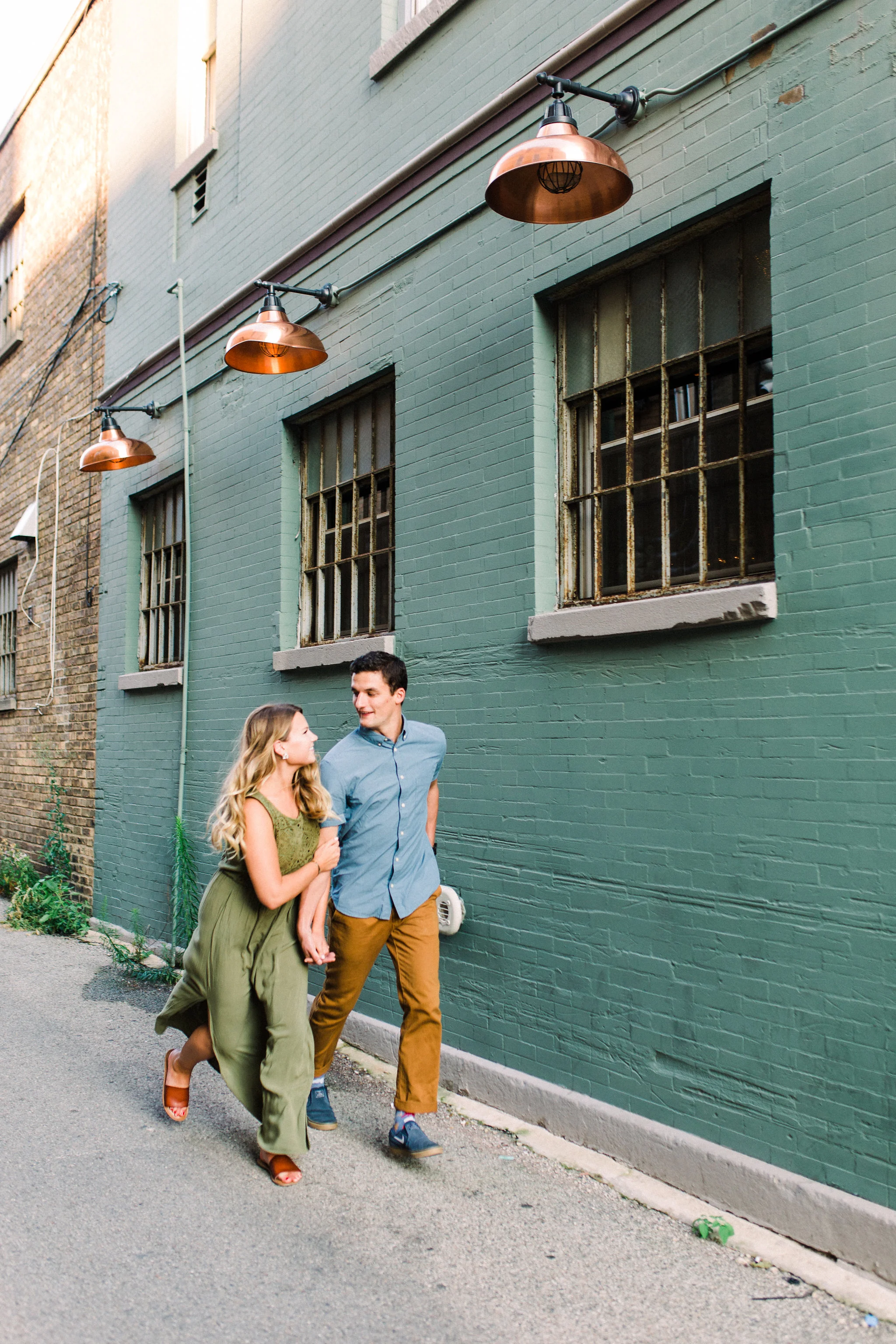Romantic North Avenue Beach Chicago engagement session captured by Kendra Denault Photography. See more engagement photo ideas on CHItheeWED.com!