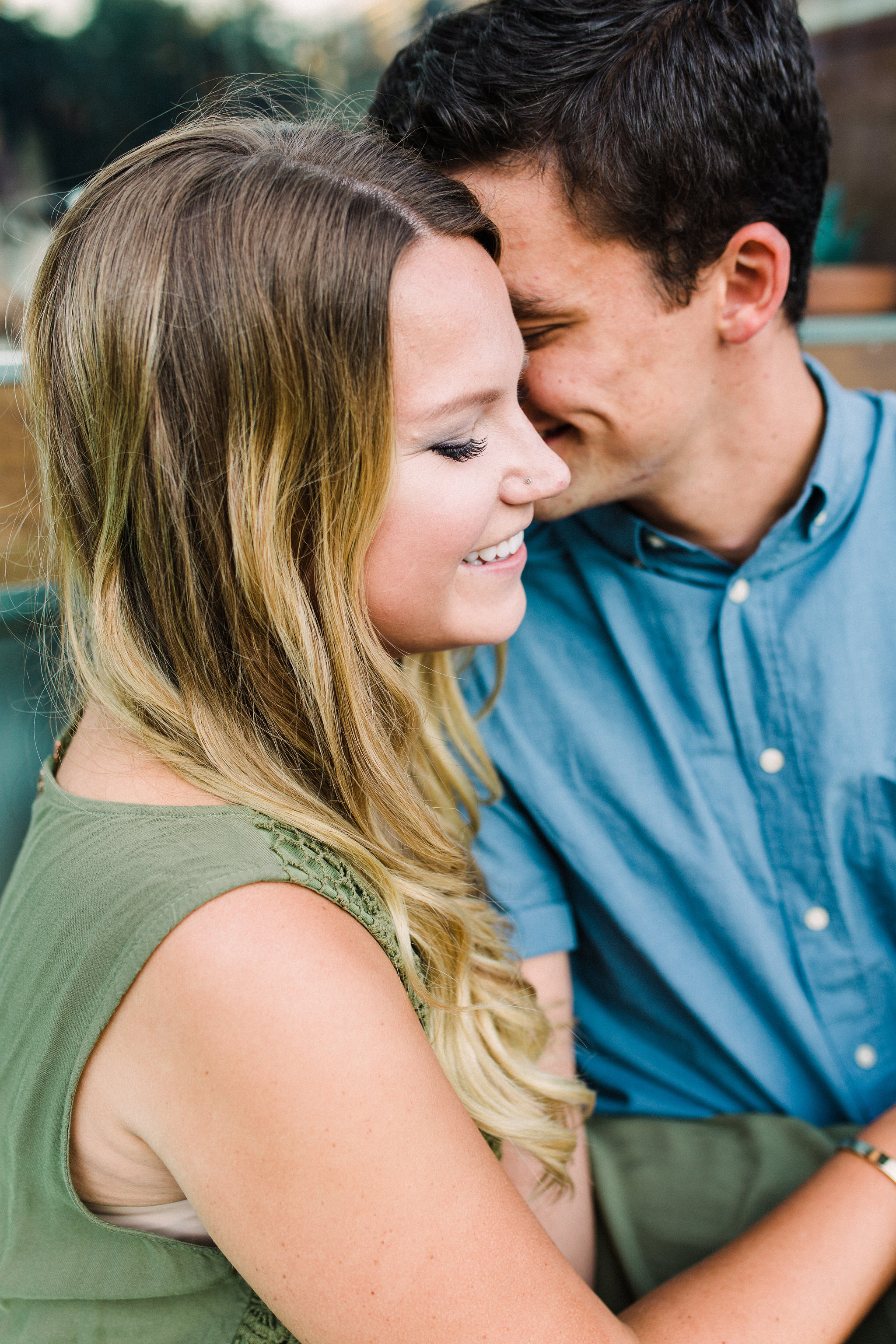 Romantic North Avenue Beach Chicago engagement session captured by Kendra Denault Photography. See more engagement photo ideas on CHItheeWED.com!