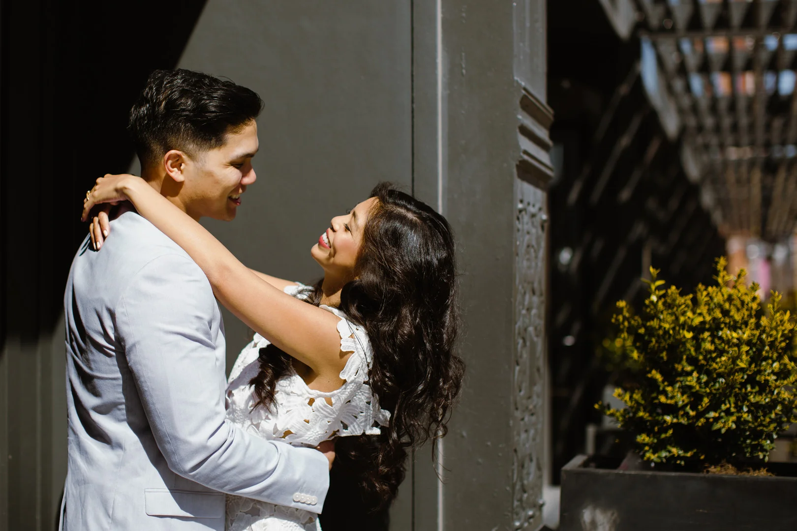 Surprise downtown Chicago engagement session captured by Robyn & Finch Photography. Find more wedding engagement and proposal ideas at CHItheeWED.com!