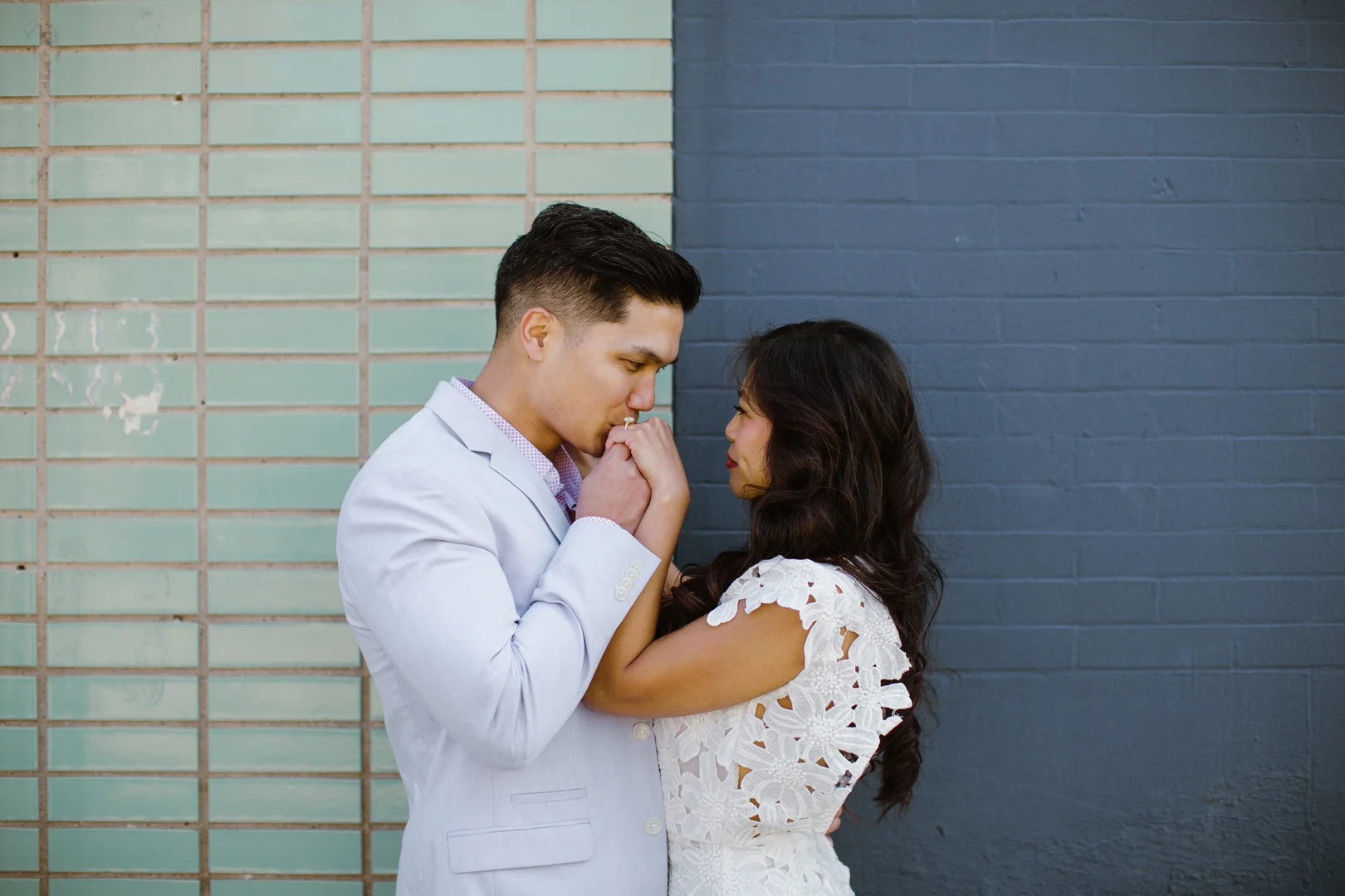 Surprise downtown Chicago engagement session captured by Robyn & Finch Photography. Find more wedding engagement and proposal ideas at CHItheeWED.com!