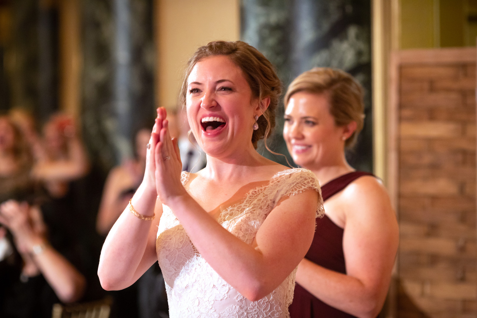 School of the Art Institute downtown Chicago wedding inspiration captured by Candice C. Cusic Photography and planned by Clementine Custom Events. See more Chicago wedding ideas at CHItheeWED.com!