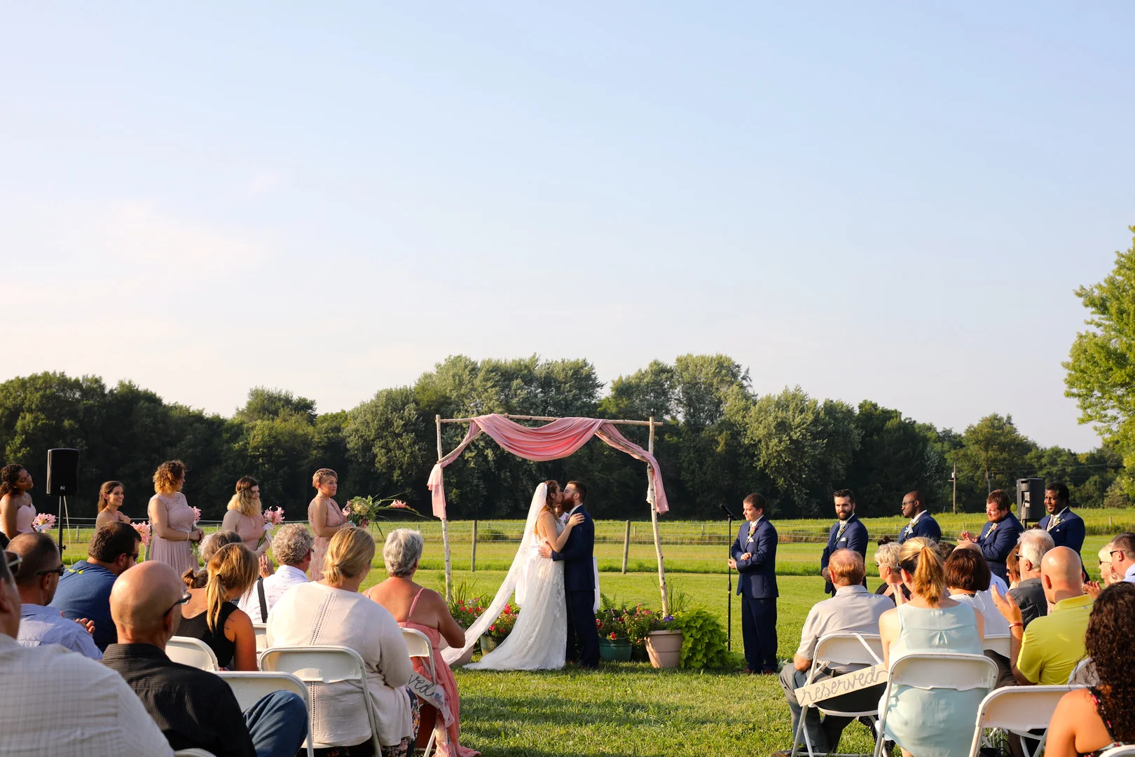 Vintage barn wedding in Silver Lake, IN captured by Messy Photography. See more barn wedding ideas at CHItheeWED.com!