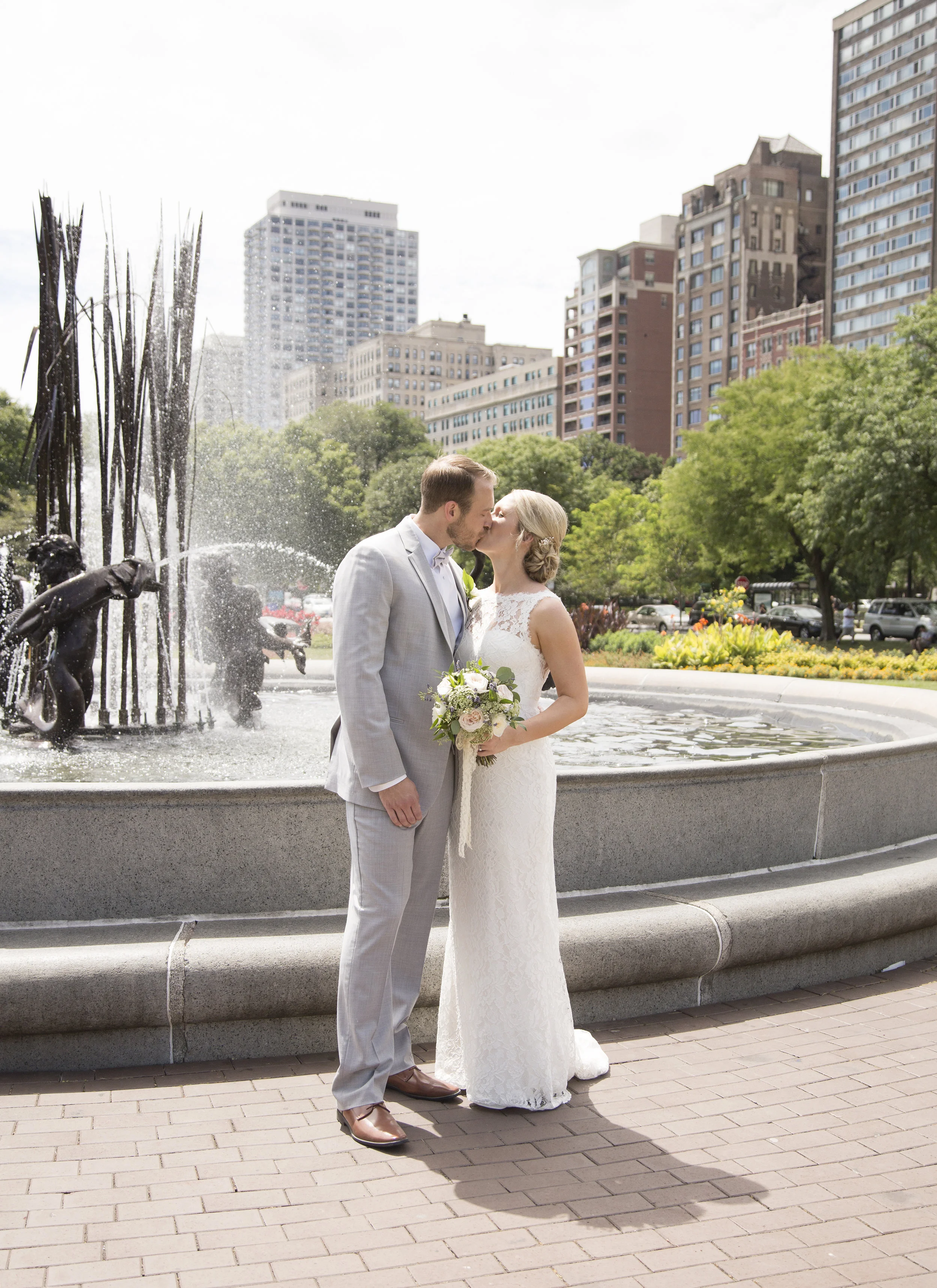 Wedding planning advice to beat the heat on your wedding day. See more wedding planning tips at CHItheeWED.com!