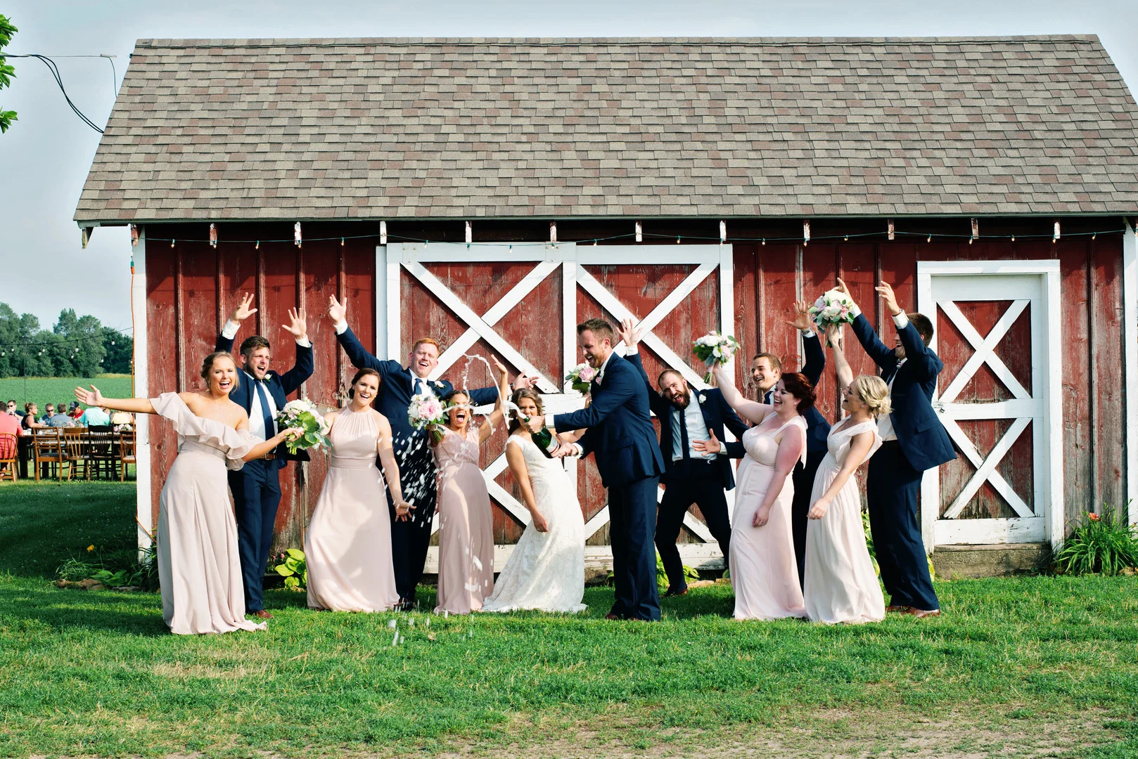 Barn wedding in Rock Falls, IL captured by Rick Jennisch Photography. Find more wedding inspiration at CHItheeWED.com!