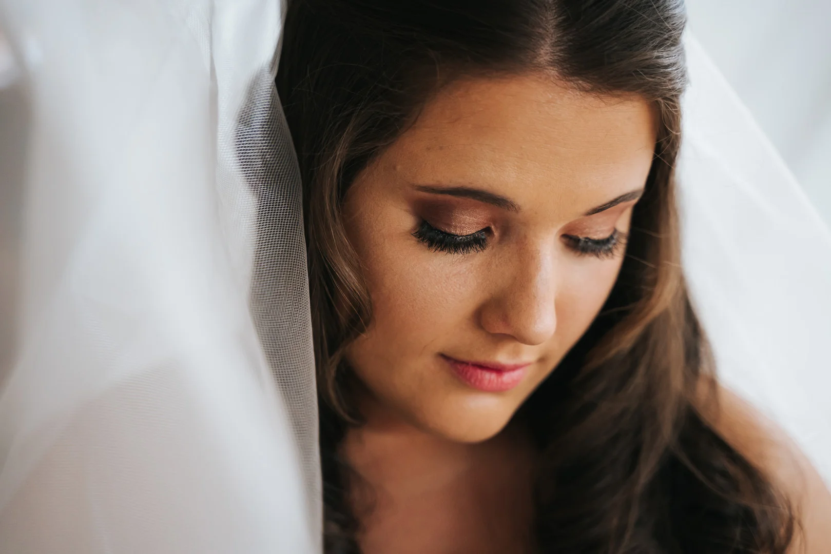 Bridal makeup: Beautiful Illinois wedding at Riverside Receptions captured by Windy City Production. See more wedding ideas at CHItheeWED.com!