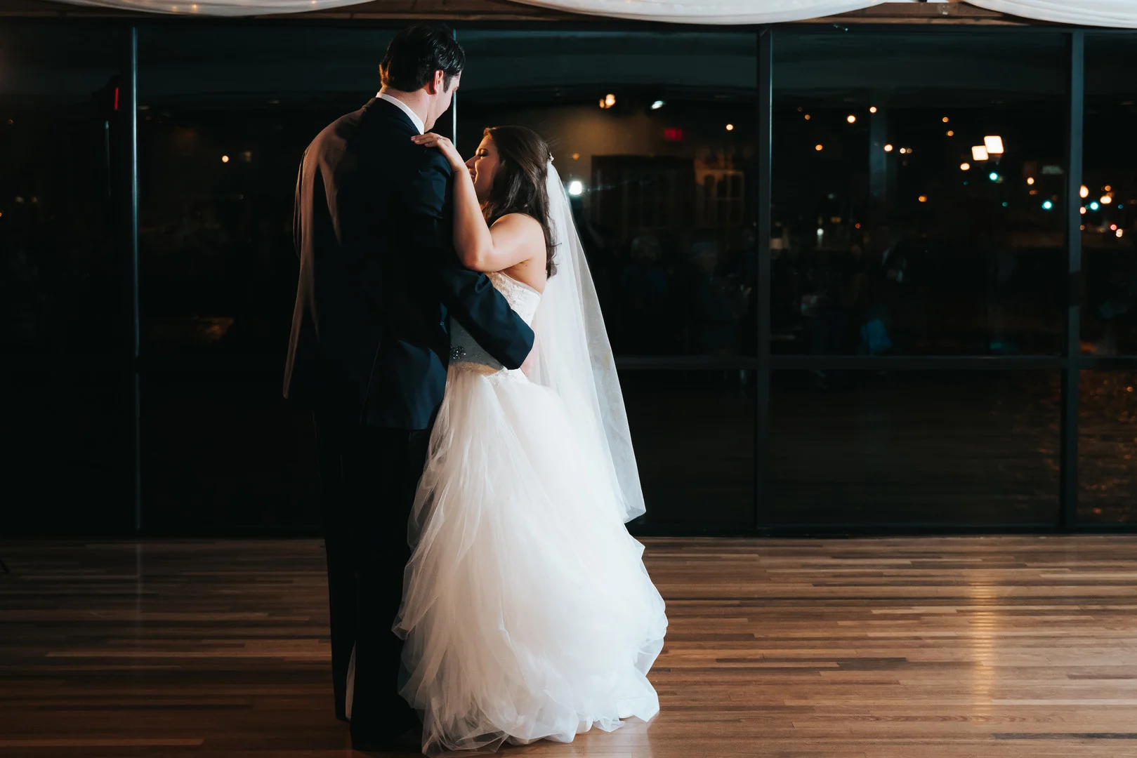 Wedding first dance: Beautiful Illinois wedding at Riverside Receptions captured by Windy City Production. See more wedding ideas at CHItheeWED.com!