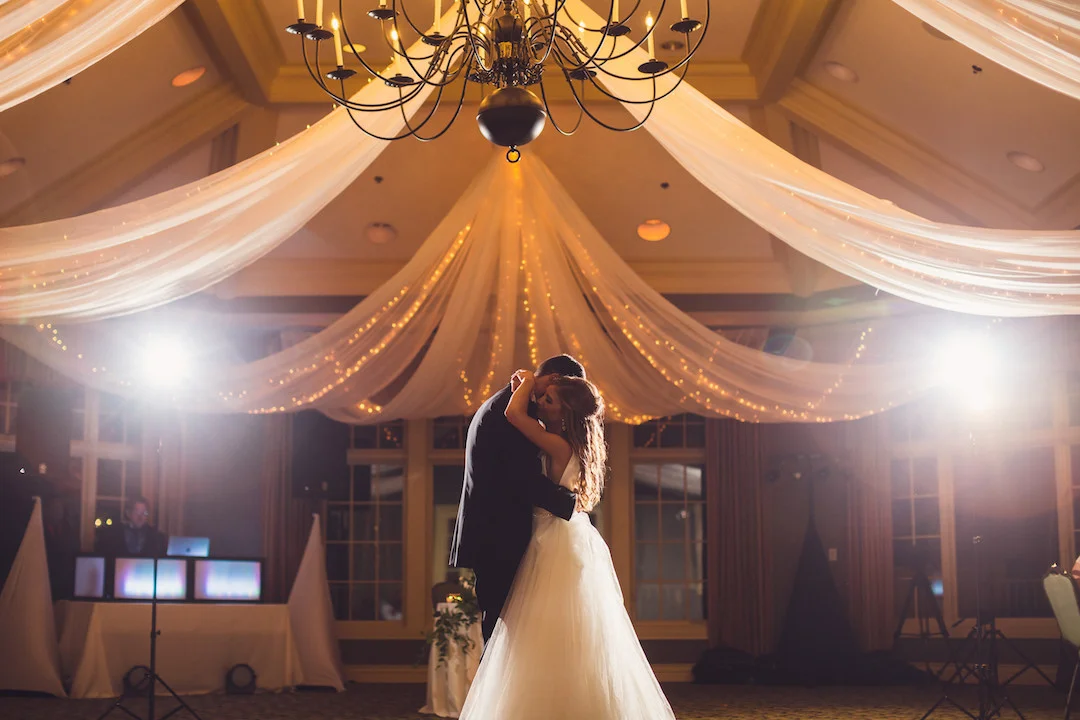 Wedding first dance: Elegant country club wedding captured by Henington Photography. See more elegant wedding ideas at CHItheeWED.com!