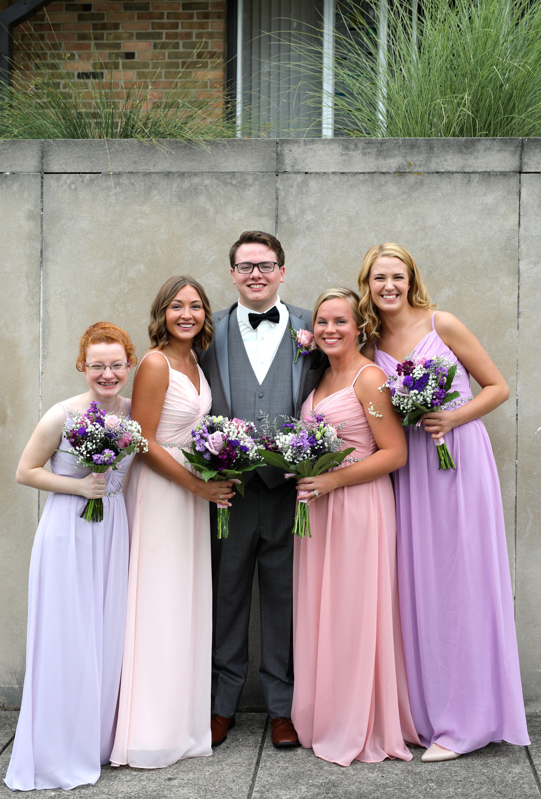 Mismatched pastel bridesmaids dresses: Pastel and luscious floral wedding inspiration captured by Messy Photography. See more wedding inspiration ideas at CHItheeWED.com!