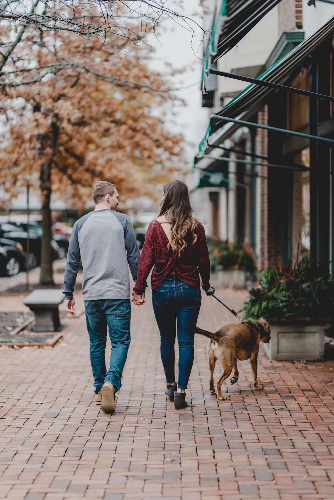 Cozy Chicago Lake Forest engagement session captured by Jenn Marie Photography. See more engagement photo ideas at CHItheeWED.com!