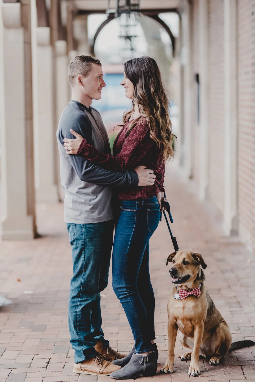 Cozy Chicago Lake Forest engagement session captured by Jenn Marie Photography. See more engagement photo ideas at CHItheeWED.com!