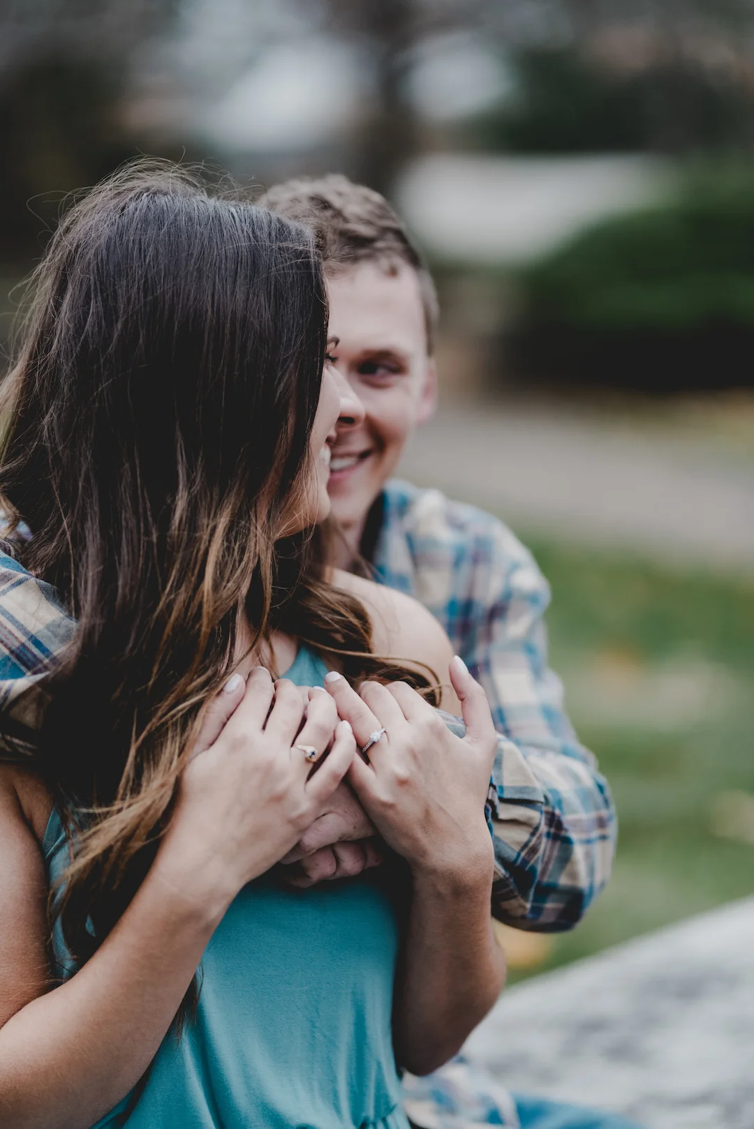 Cozy Chicago Lake Forest engagement session captured by Jenn Marie Photography. See more engagement photo ideas at CHItheeWED.com!