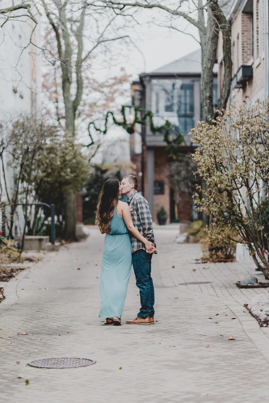 Cozy Chicago Lake Forest engagement session captured by Jenn Marie Photography. See more engagement photo ideas at CHItheeWED.com!