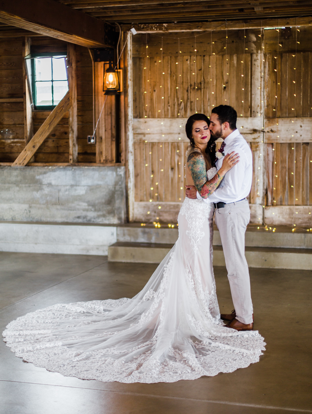 Rustic barn wedding inspiration captured by Grace Rios Photography. See more fall wedding ideas at CHItheeWED.com!