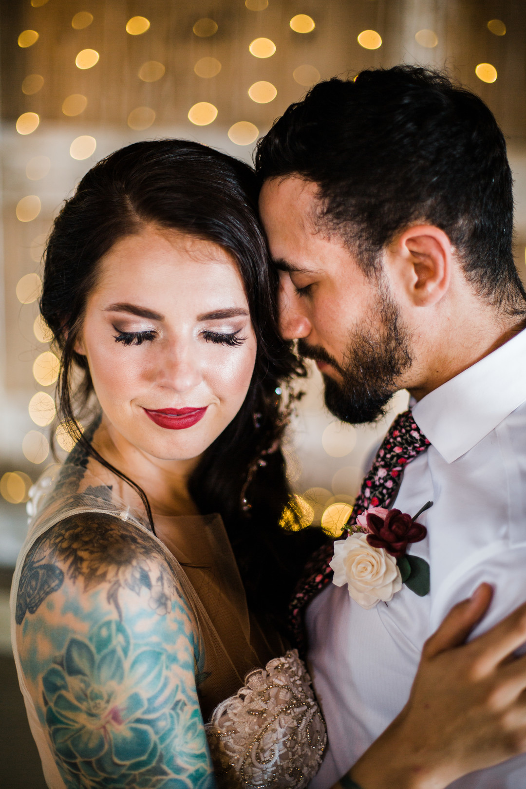 Rustic barn wedding inspiration captured by Grace Rios Photography. See more fall wedding ideas at CHItheeWED.com!